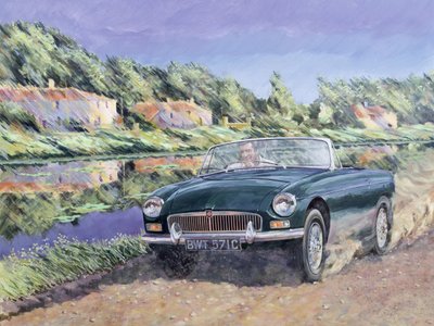 フランス運河によるMGB 作： Clive Metcalfe
