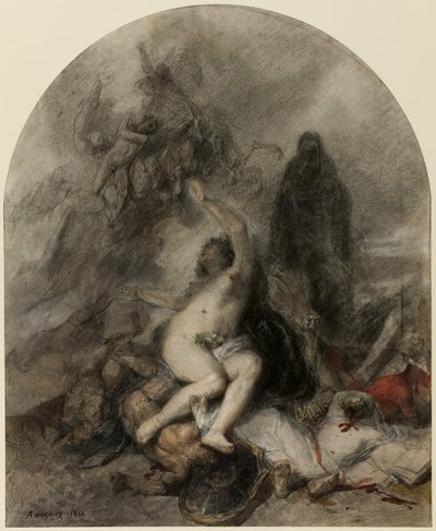 戦争の寓意 作： Clément Auguste Andrieux