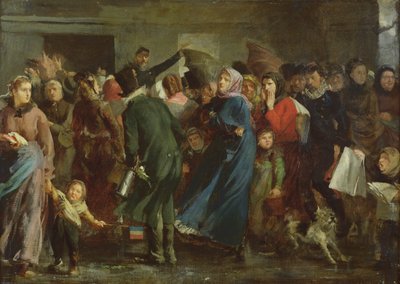 肉屋の店のキュー 作： Clément Auguste Andrieux