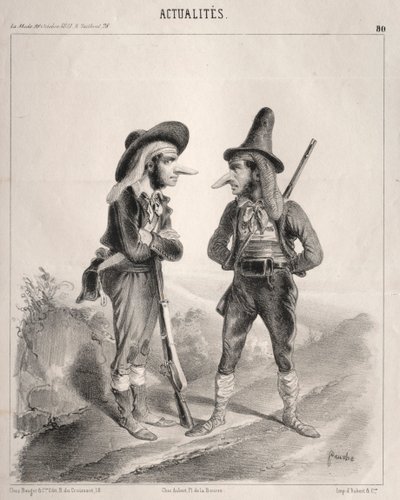 ニュース：だから反逆者！ ...何もない！それは素敵になります！...、1841年。 作： Clémente Pruche