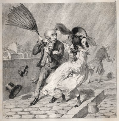 Bambochades：私のバロメーターが美しいことをご存知ですか！... 1841年の豊かな時間です。 作： Clémente Pruche