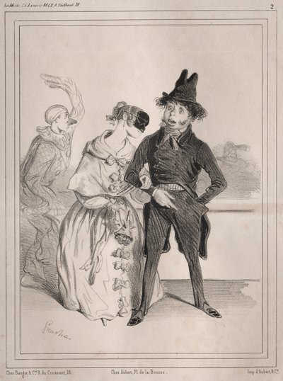 カーニバルpochades：それは特異です！彼女は私がフィリベールデソルモー、1842年であると私に話します。 作： Clémente Pruche