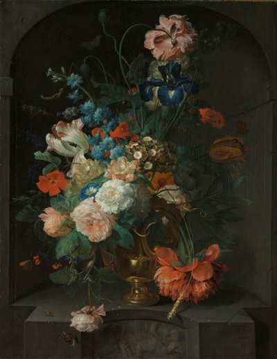 花のある静物 作： Coenraet Roepel