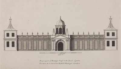 大英博物館、ホルボーン、1750年頃 作： Colen Campbell
