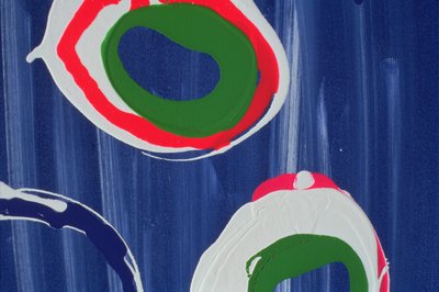 ディテール(Young Flying Fish VI) 1996 (アクリル・キャンバス) 作： Colin Booth