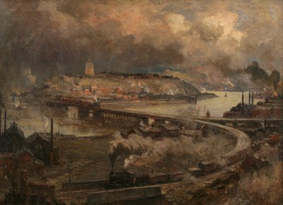 ペンシルベニア州ピッツバーグ、1906 作： Colin Campbell Cooper