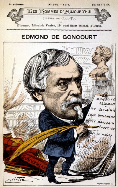 Edmond de Goncourt - Coll-Toc (コルトック)作、「Les Hommes d
