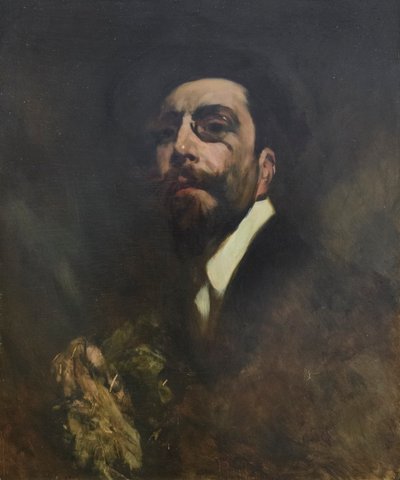 自画像 作： Columbano Bordalo Pinheiro
