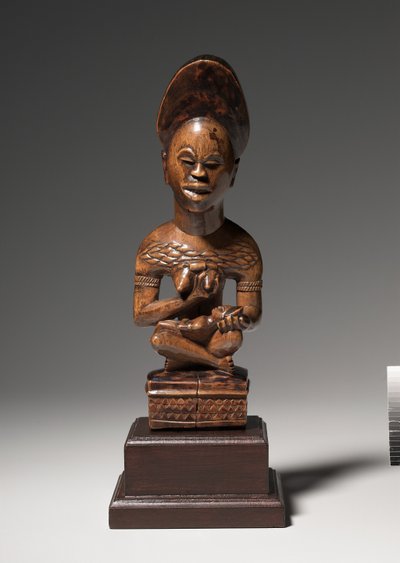 母子像、1800年代半ばから後半 作： Congolese School