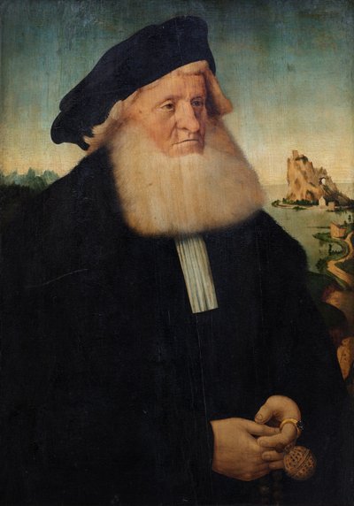 あごひげを生やした紳士の肖像 作： Conrad (attr. to) Faber von Creuznach