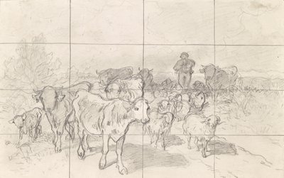 羊飼いと群れ 作： Conrad Bühlmayer