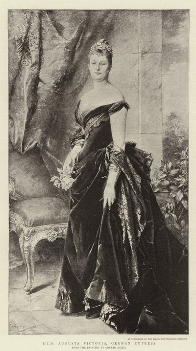 HIMオーガスタビクトリア、ドイツ皇后 作： Conrad Kiesel