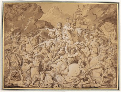 古代の戦闘シーン 作： Conrad Martin Metz