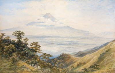 大富峠からの富士山 作： Constance Frederica Gordon Cumming