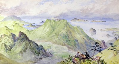 長崎県：パッペンベルク島 作： Constance Frederica Gordon Cumming