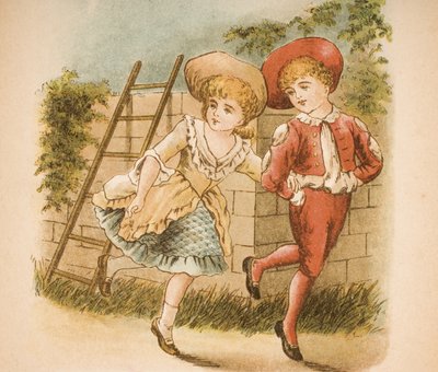「マザーグースの韻と物語」のイラスト、フレデリックワーンウント社発行、1890年代頃（クロモリト） 作： Constance Haslewood