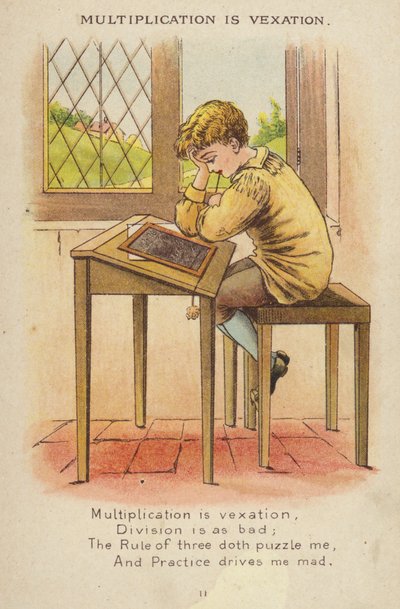童謡のようなもの掛け算はつらいよ（クロモリソウ 作： Constance Haslewood