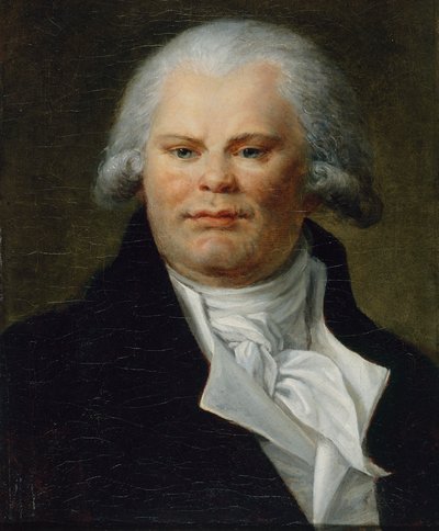 ジョルジュ・ジャック・ダントンの肖像 1759-1794、c。 1790年。 作： Constance Marie Charpentier
