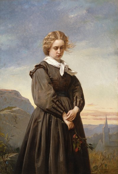 愛の憂鬱、1866年。 作： Constant Mayer
