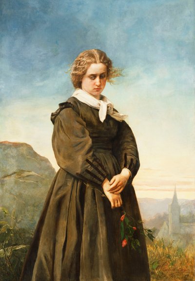 愛の憂鬱、1866 作： Constant Mayer