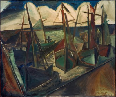 オステンド港 作： Constant Permeke