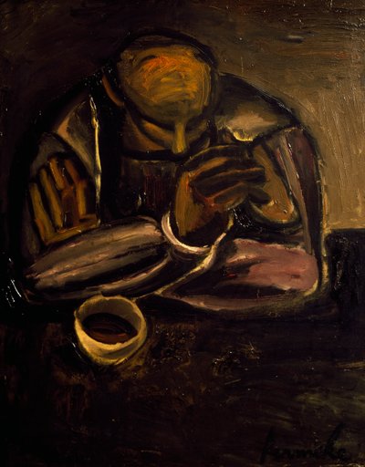カップを持つ男 作： Constant Permeke