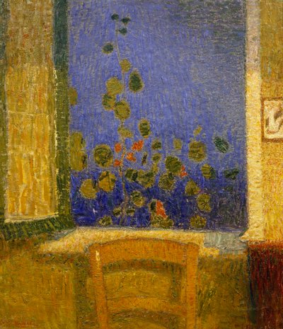 夕暮れ時の私の窓 作： Constant Permeke
