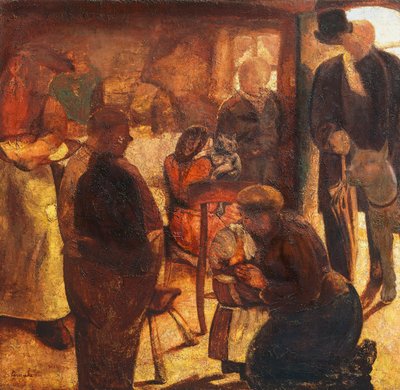 O Estranho, de Constant Permeke (1886-1952), óleo sobre tela 作： Constant Permeke