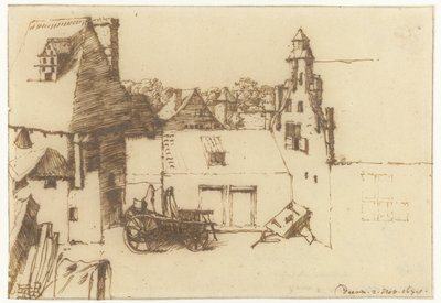 ディーレンの家の中庭 作： Constantijn Huygens (II)
