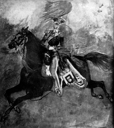 19世紀のイギリス人将校、1930年。 作： Constantin Guys