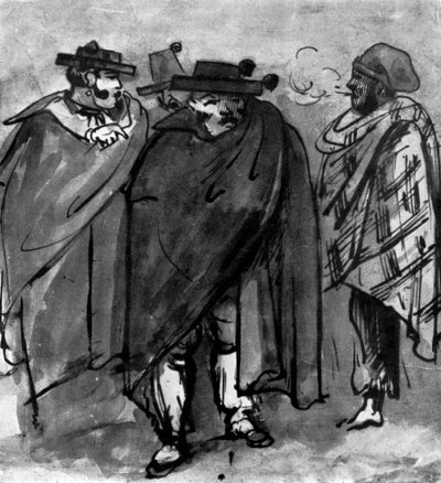 スペイン人、1930 作： Constantin Guys