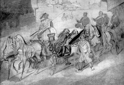 トルコ当局、1930 作： Constantin Guys