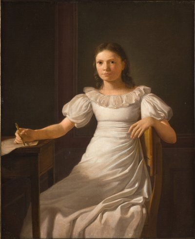 アーティストの妹アルビルデ 作： Constantin Hansen