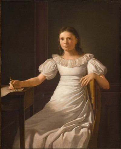 アーティストの妹アルビルデ 作： Constantin Hansen