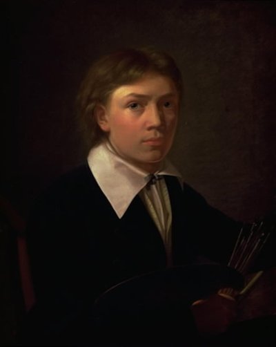 自画像 作： Constantin Hansen