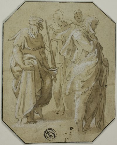 聖パウロと3人の立像 作： Conte Antonio Maria Zanetti the Elder
