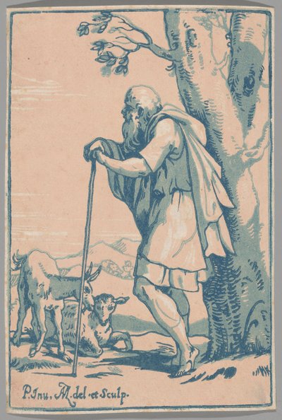 老羊飼い 作： Conte Antonio Maria Zanetti the Elder