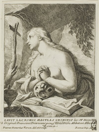 聖マグダラのマリア 作： Conte Pietro Antonio Rotari