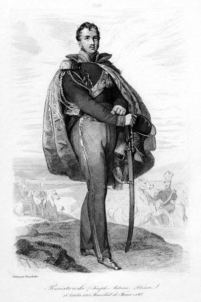 ジョセフアントニポニアトフスキ1763-1813、ポーランドの王子と元帥、1839年。 作： Contenau