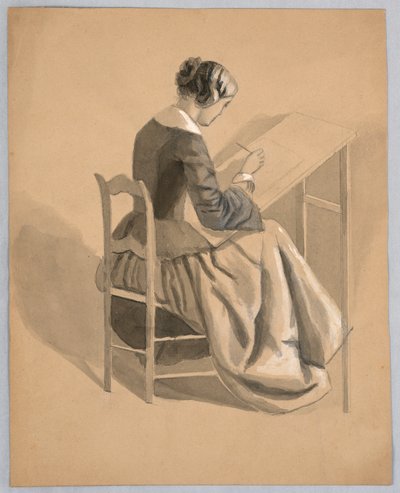 絵を描く女性 作： Cooper Union Art School