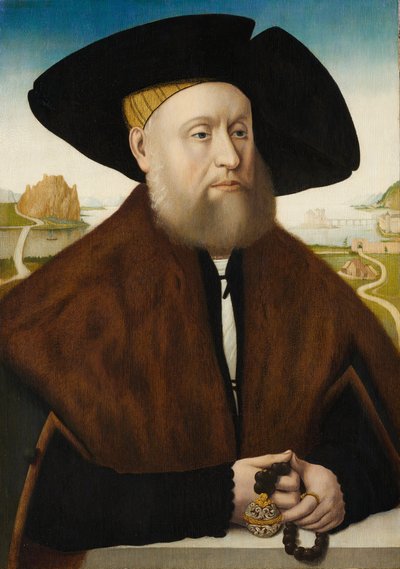 ライン川のヘンリーからモーレン家へ 1477-1536、1520 年代後半。 作： Copy after Conrad Faber von Creuznach.