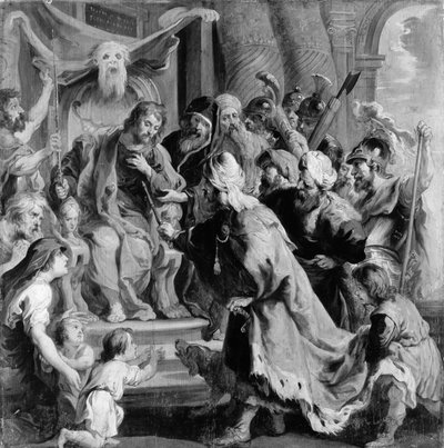 カンビュセス、オタネス裁判官を任命。 作： Copy after Peter Paul Rubens
