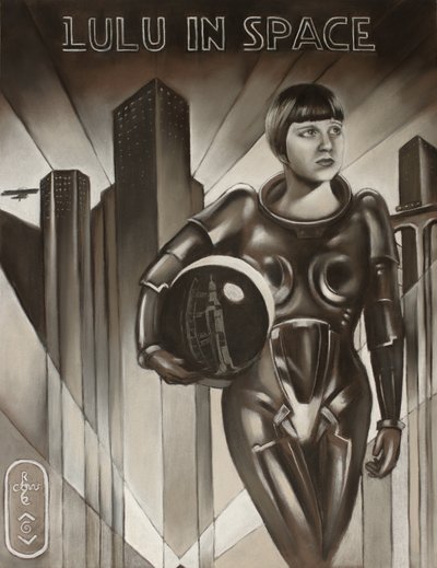 アール・デコ・シティの宇宙飛行士 作： Corné Akkers