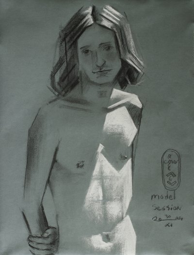 ヌード・デッサン 作： Corné Akkers