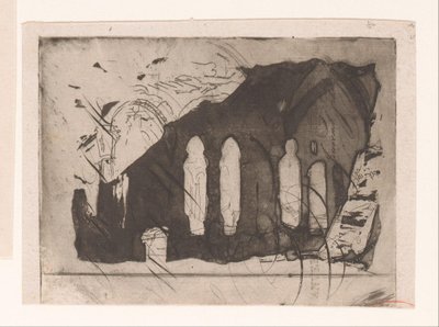 修道院の遺跡 作： Corneille Seghers