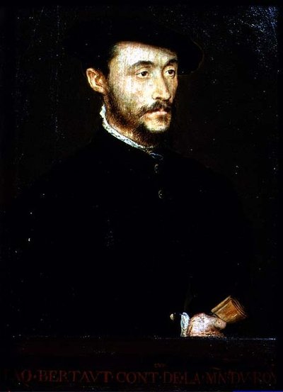 ジャック・ベルトーの肖像」（油彩・パネル 作： Corneille de Lyon