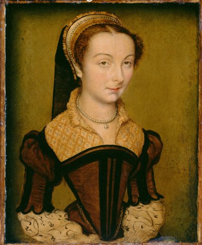 ルイーズ・ド・ハルワン、シピエールの女性の肖像、c。 1555年。 作： Corneille de Lyon