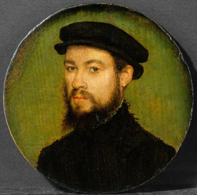 男の肖像、ca。 1545年。 作： Corneille de Lyon