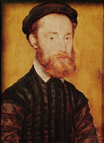 ブロンドの髪を持つ男の肖像 作： Corneille de Lyon