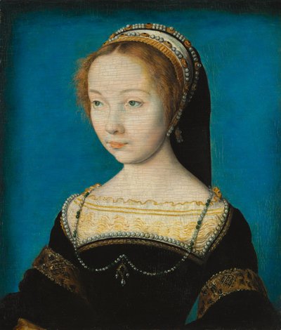 女性の肖像 1540年頃 油彩・木 作： Corneille de Lyon